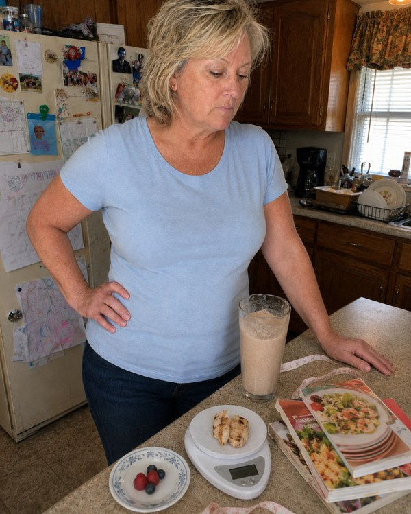Susan and her old diet things