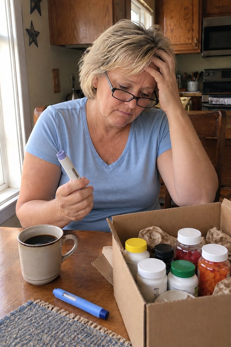 Susan regretting the pills and injections she nearly tried